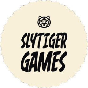 Slytiger Games — maker's mark from the printed box lid